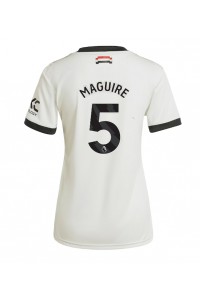 Manchester United Harry Maguire #5 Fotballdrakt Tredje Klær Dame 2024-25 Korte ermer